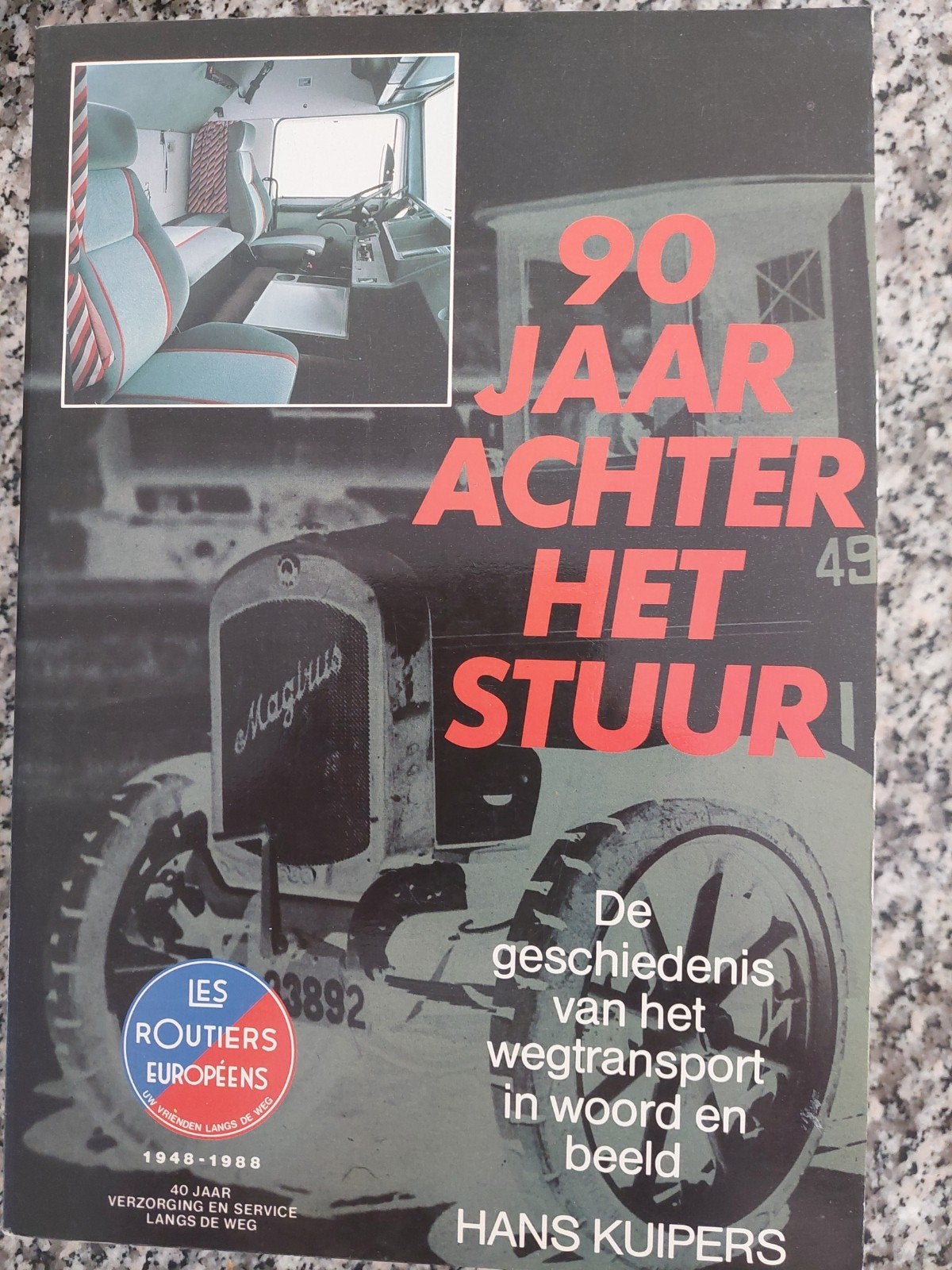 90 JAAR ACHTER HET STUUR,  HANS KUIPERS, Ophalen of Verzenden, Zo goed als nieuw, Overige merken