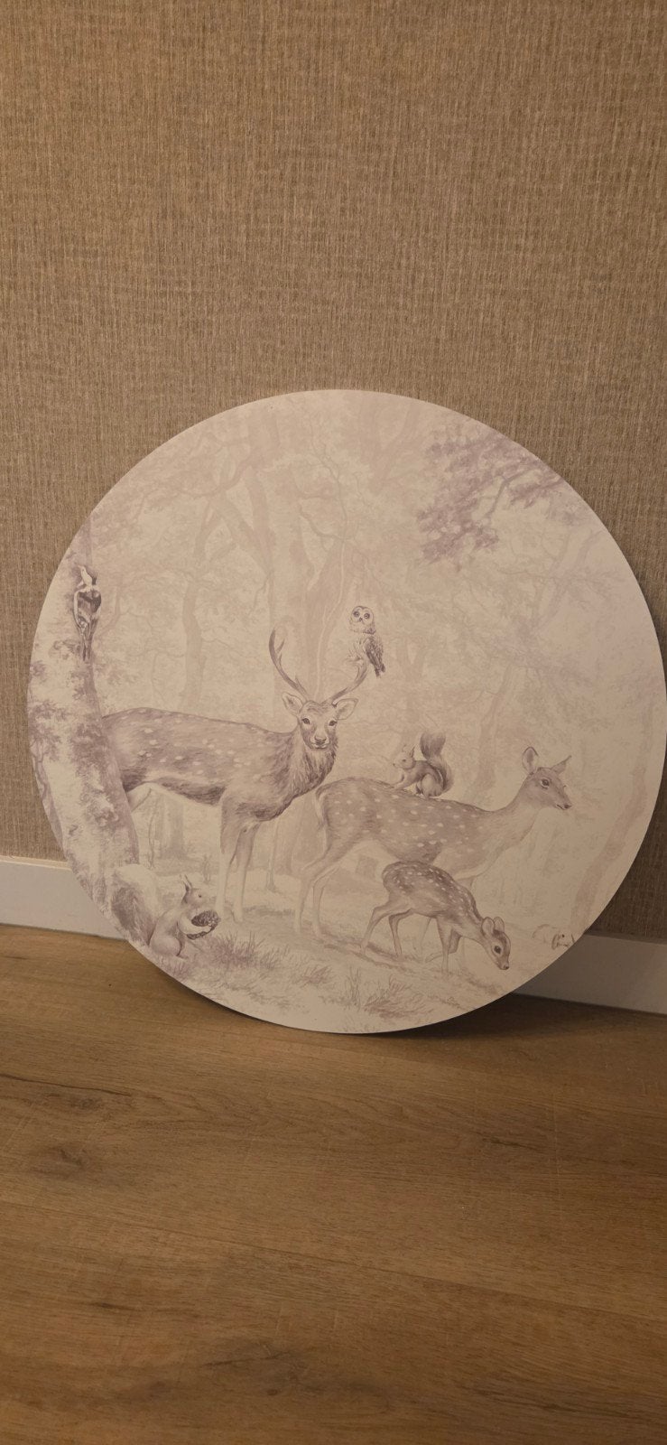 wanddecoratie, Ophalen