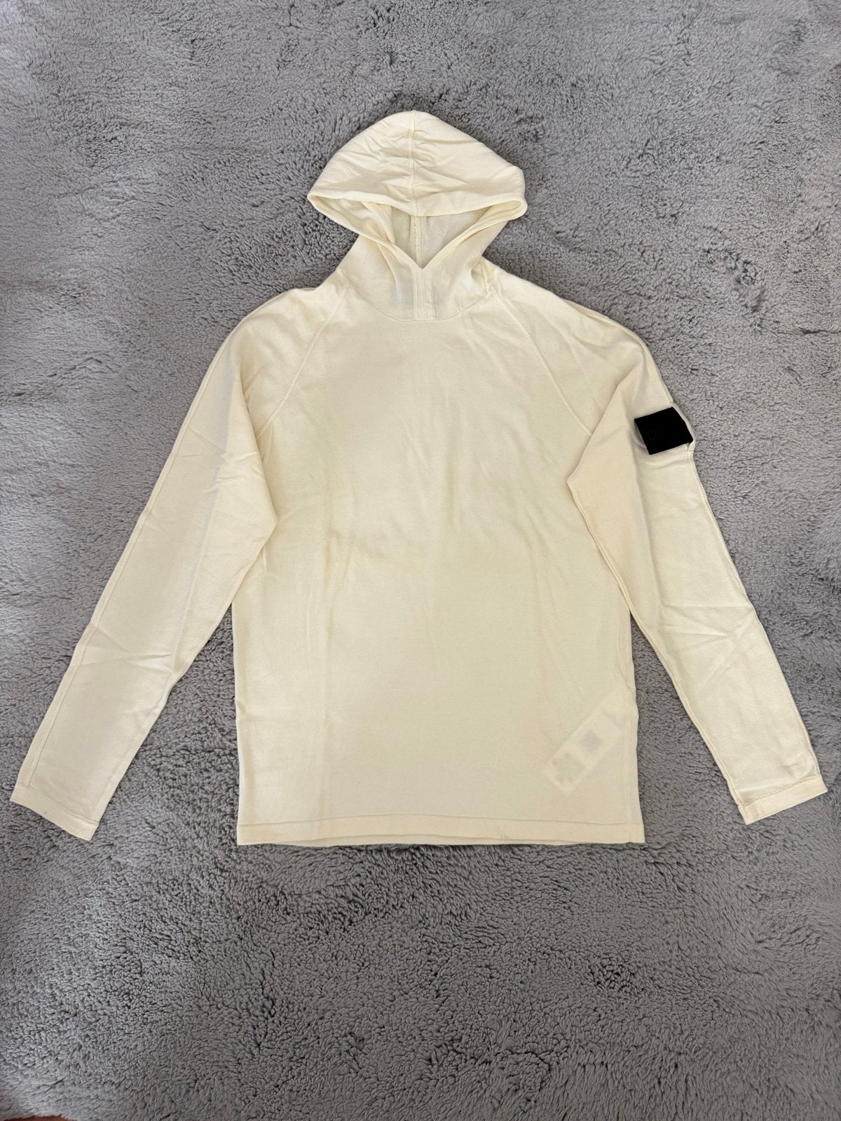 Stone Island Shadow Project Crème Wol Hoodie Maat S, Ophalen of Verzenden, Zo goed als nieuw, Maat 46 (S) of kleiner, Beige
