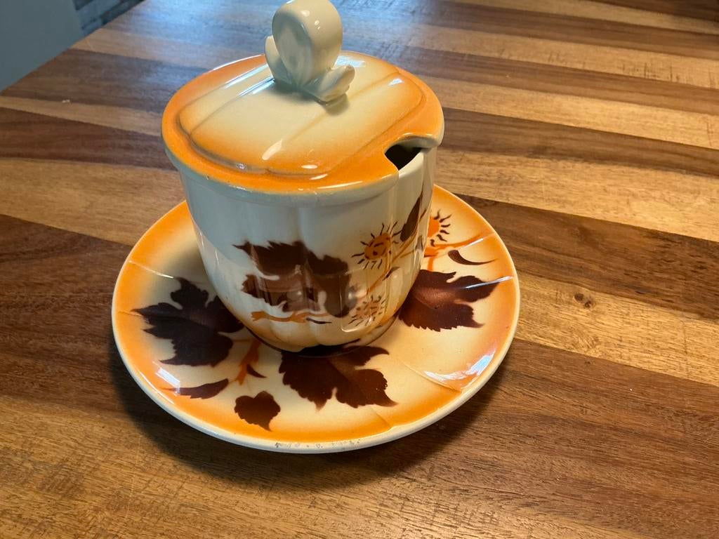 Antieke jam/stroop pot Duitsland, Antiek en Kunst, Ophalen of Verzenden
