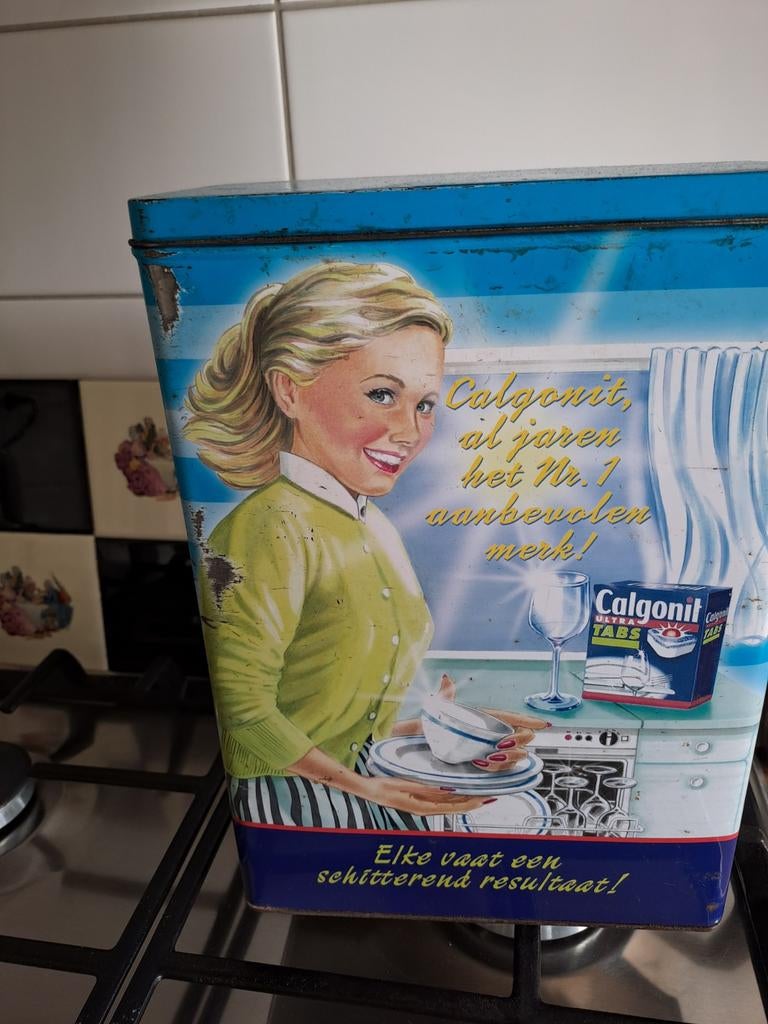 Retro Blik, Ophalen of Verzenden, Gebruikt, Overige