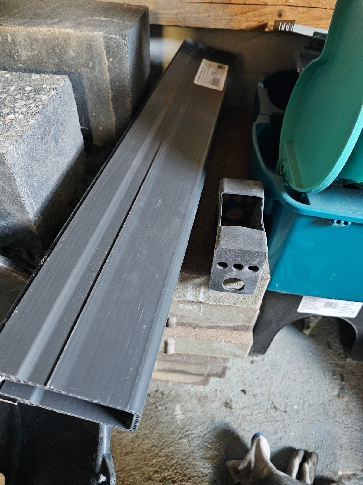 ACO Slimline Rinne lijngoot met accessoires, Doe-het-zelf en Verbouw, Ophalen, Afvoer, Gebruikt, Aluminium