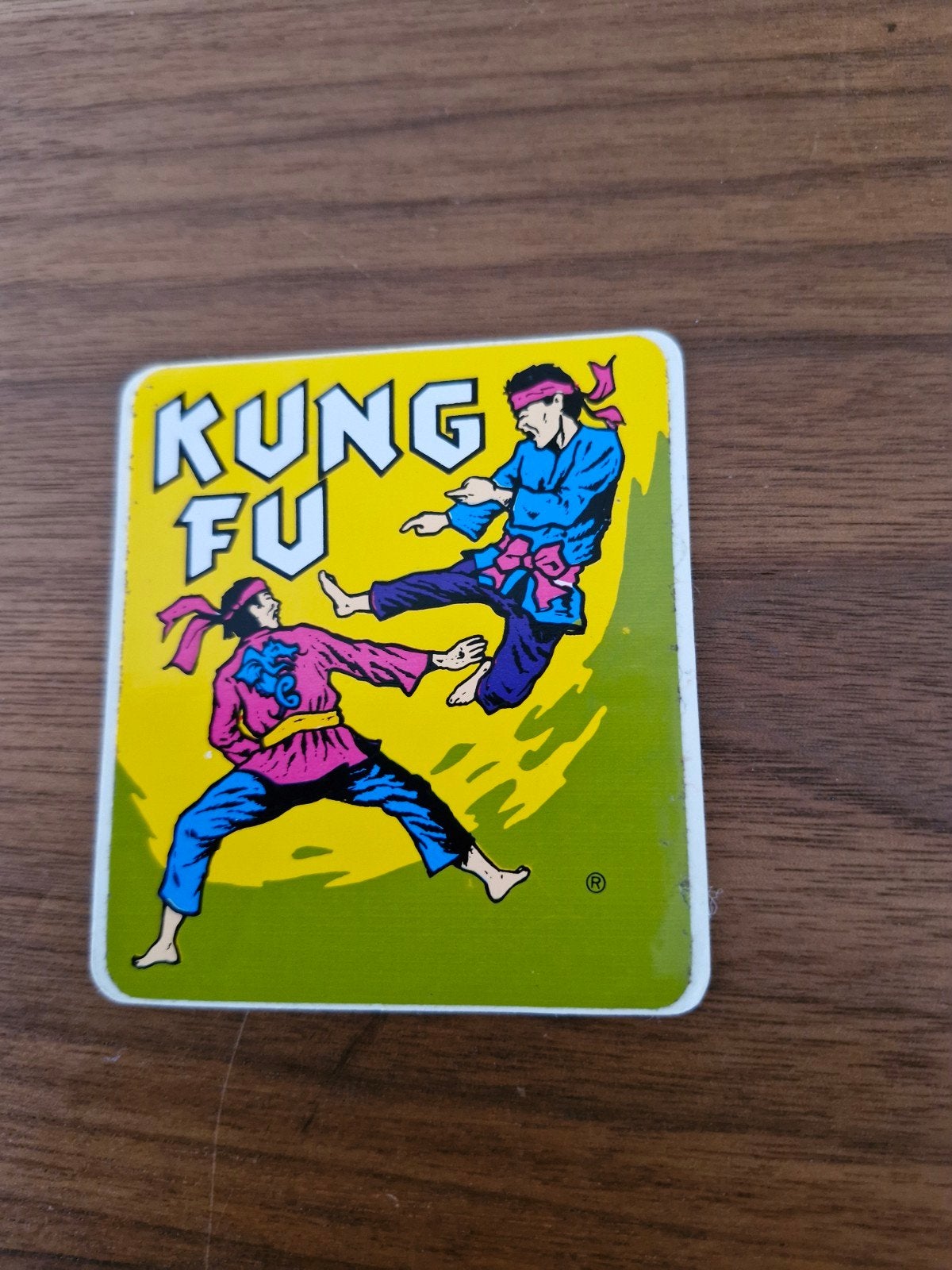 9533  Kung Fu Sticker - Klassieke Martial Arts Afbeelding, Ophalen of Verzenden, Gebruikt, Overige typen