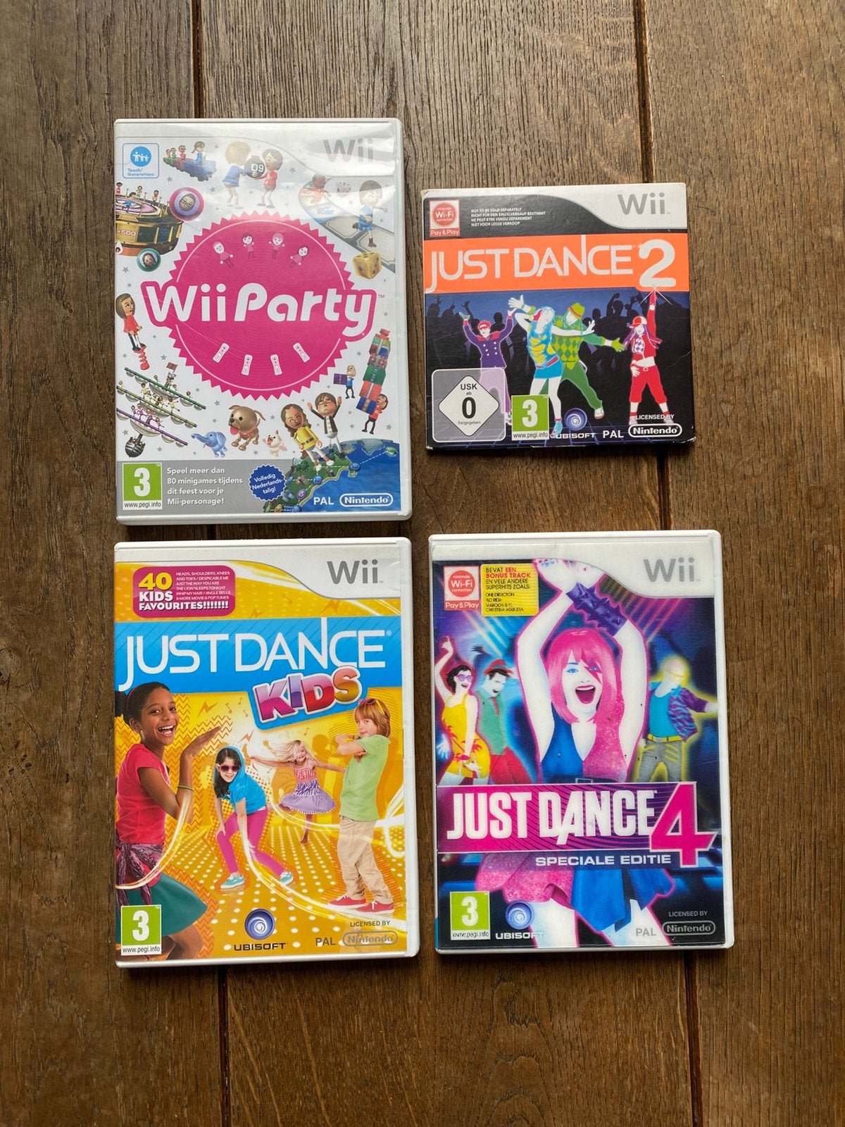 Wii Party + Just Dance, Ophalen of Verzenden, Zo goed als nieuw