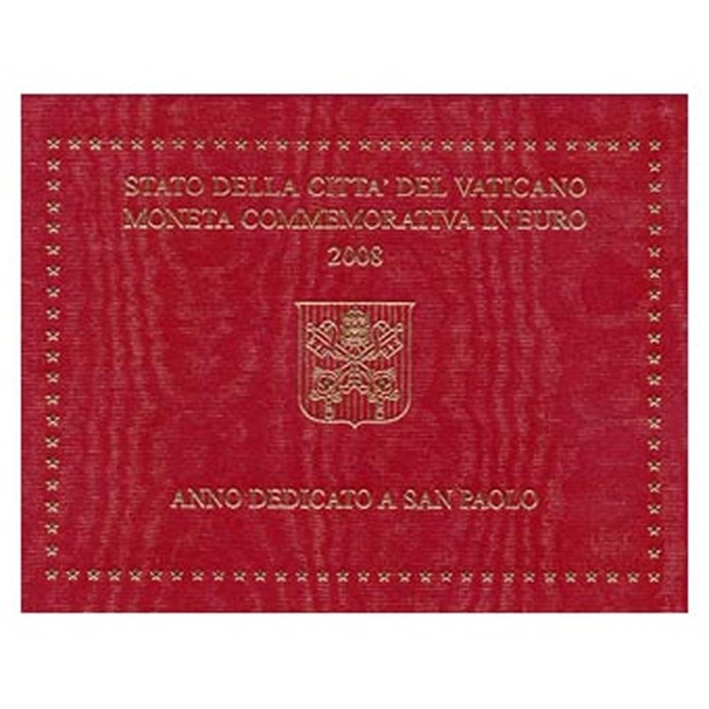 2 euro Vaticaan 2008 - Paulusjaar (BU), Ophalen of Verzenden, Vaticaanstad, 2 euro, Setje
