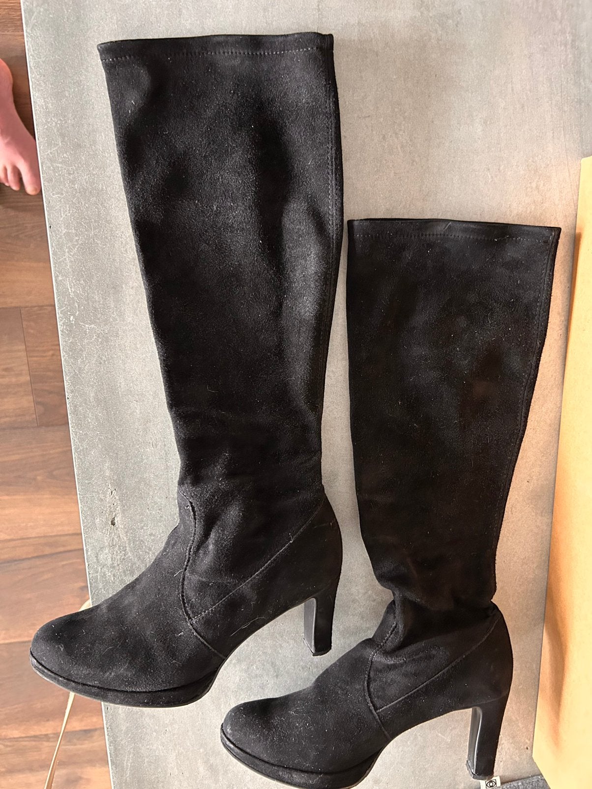 Peter Kaiser laarzen mt 38, Kleding | Dames, Schoenen, Ophalen of Verzenden, Gedragen, Zwart, Hoge laarzen