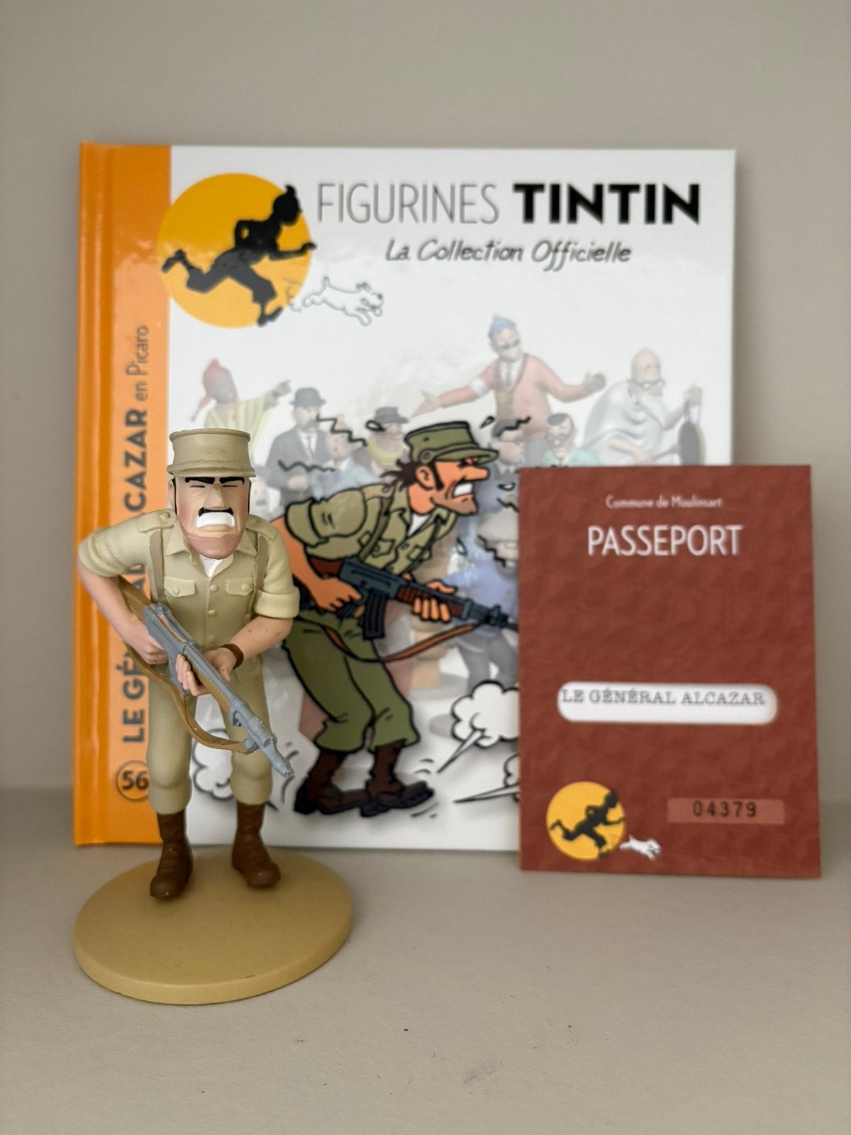 Kuifje/Tintin veeld Alcazar Geweer Moulinsart, Verzamelen, Stripfiguren, Ophalen of Verzenden, Kuifje, Zo goed als nieuw, Beeldje of Figuurtje