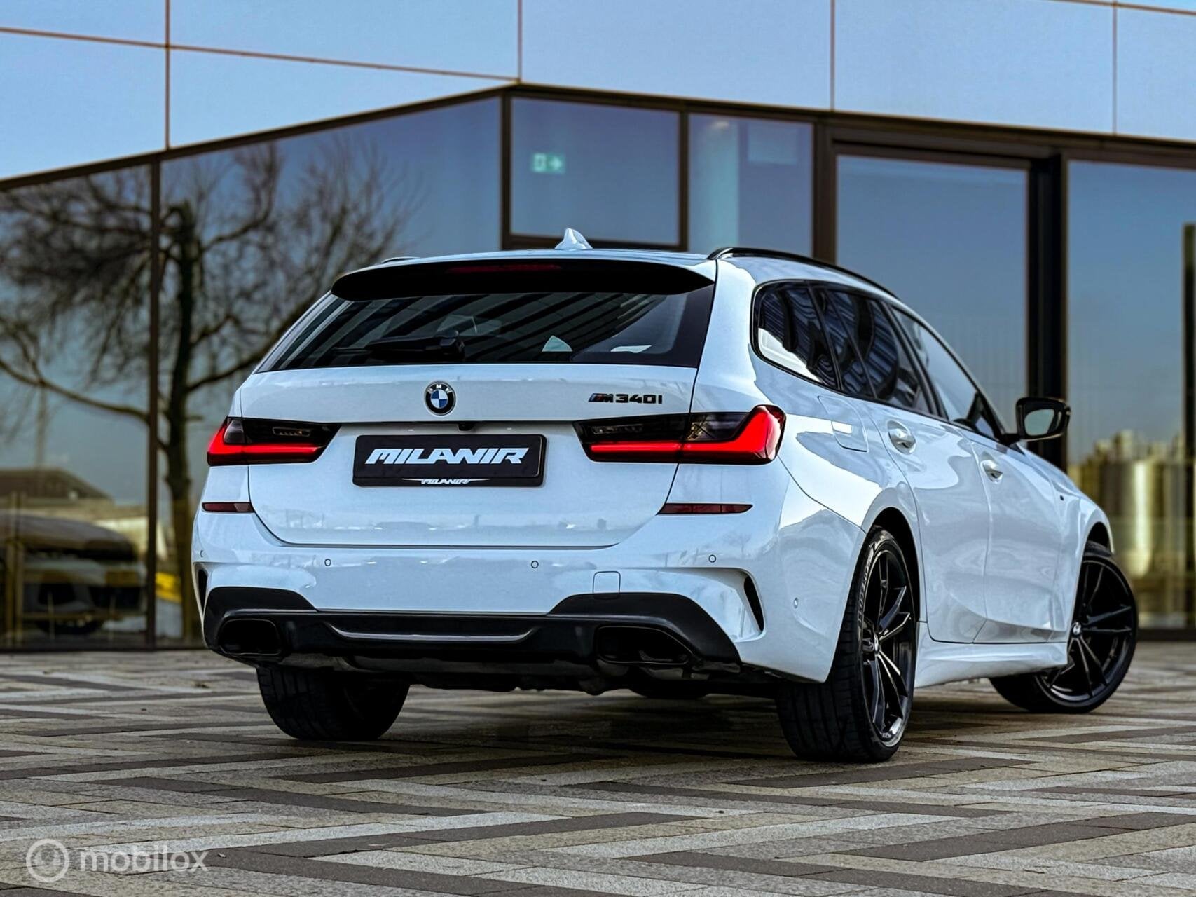 BMW 3-serie Touring M340i xDrive M Sport |Pano |ACC |Leder, Auto's, Automaat, Wit, Adaptive Cruise Control, Vierwielaandrijving