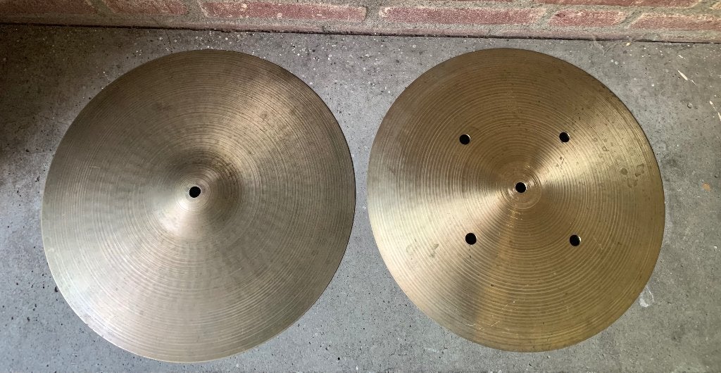 Vintage Zildjian en Paiste bekkens, Ophalen, Gebruikt, Overige merken
