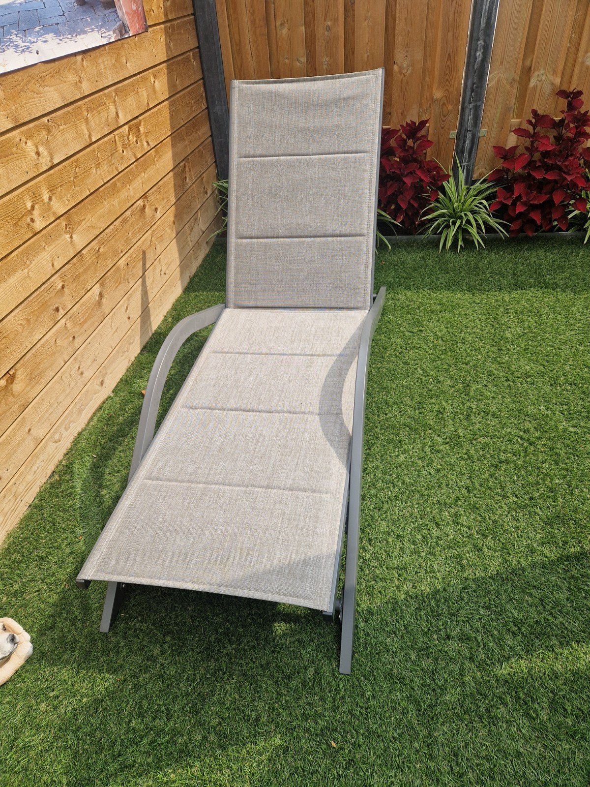 SenSe-Line Lounger Ligbed, Ophalen of Verzenden, Nieuw, Aluminium, Verstelbaar