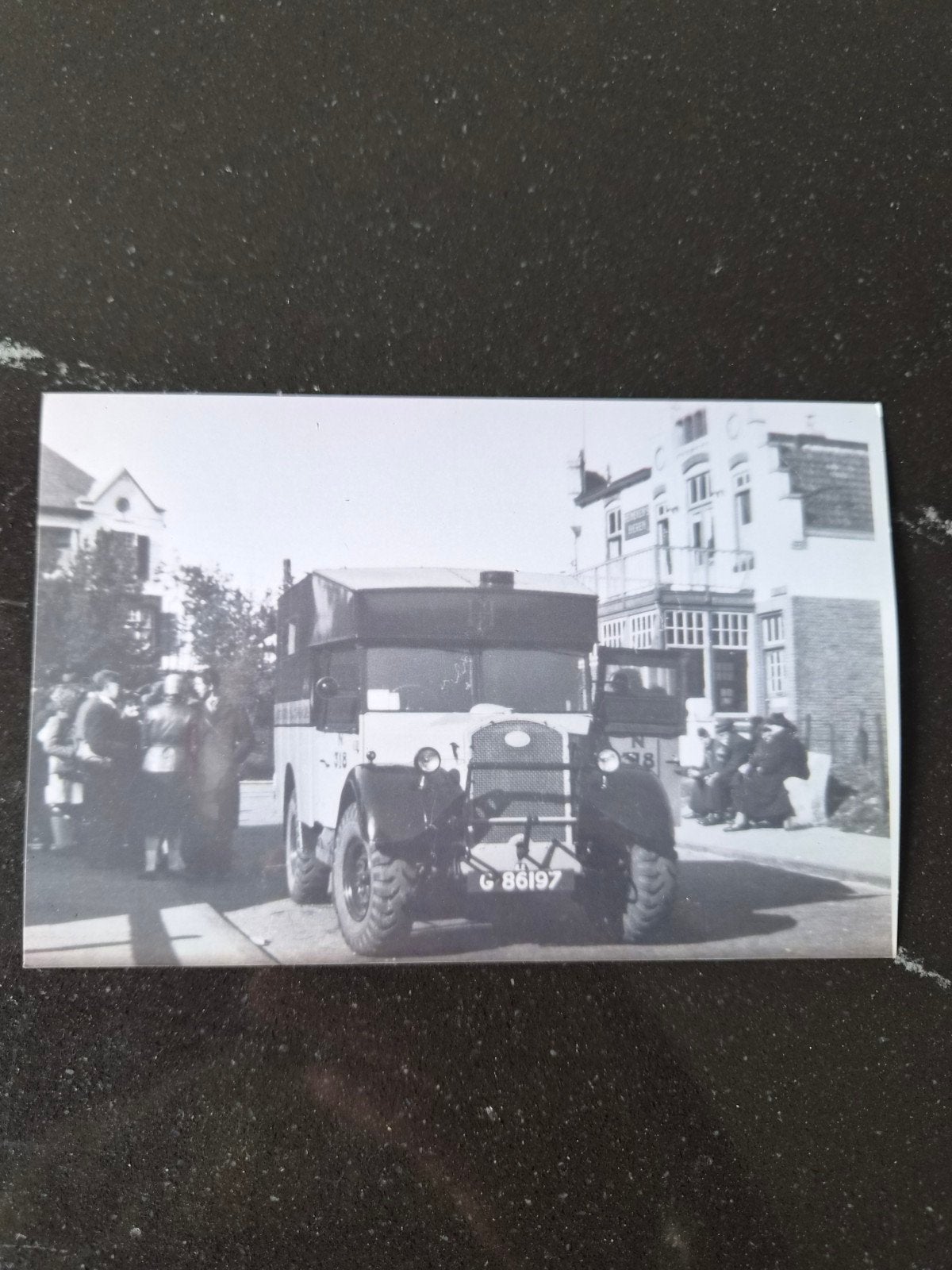 Foto 10x15 bus NZH N318, Ophalen of Verzenden, Zo goed als nieuw, Bus of Metro, Kaart of Prent