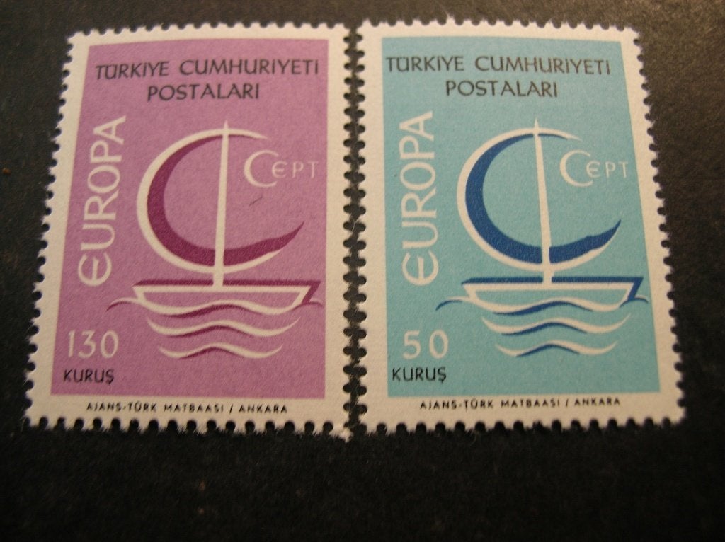 Cept/Verenigd Europa Turkije 1966, Verzenden, Overige landen, Postfris