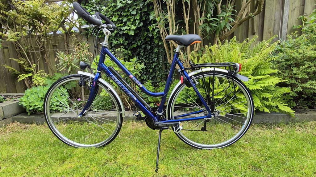 Giant Jubilee Damesfiets met 21 versnellingen, Fietsen en Brommers, Ophalen, Gebruikt, Versnellingen, 56 cm of meer
