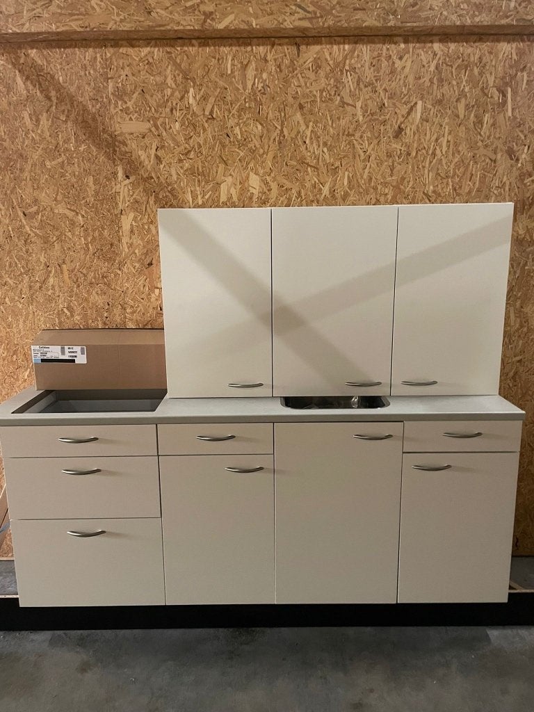 Keukenblok te koop, Huis en Inrichting, Ophalen, Wit, Nieuw, 200 cm of meer