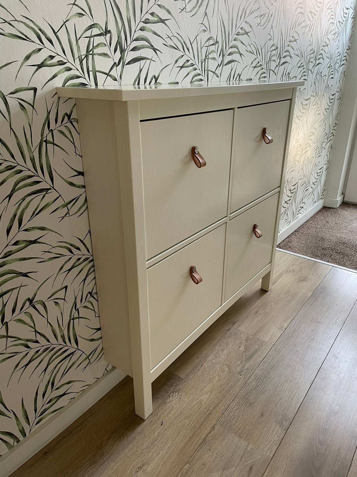 Ikea Hemnes schoenenkast, 4 vakken, wit, Huis en Inrichting, Ophalen, 100 tot 150 cm, 100 tot 150 cm, Zo goed als nieuw