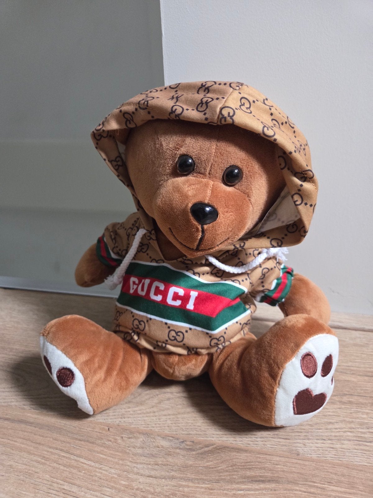 Knuffelbeertje Gucci, Gebruikt, Overige merken, Beer, Ophalen of Verzenden