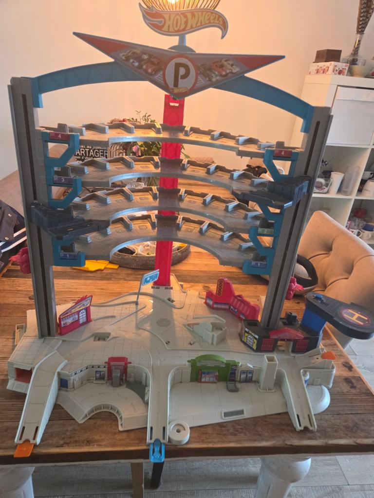 Mega Hotweels parking garage, Ophalen of Verzenden, Zo goed als nieuw