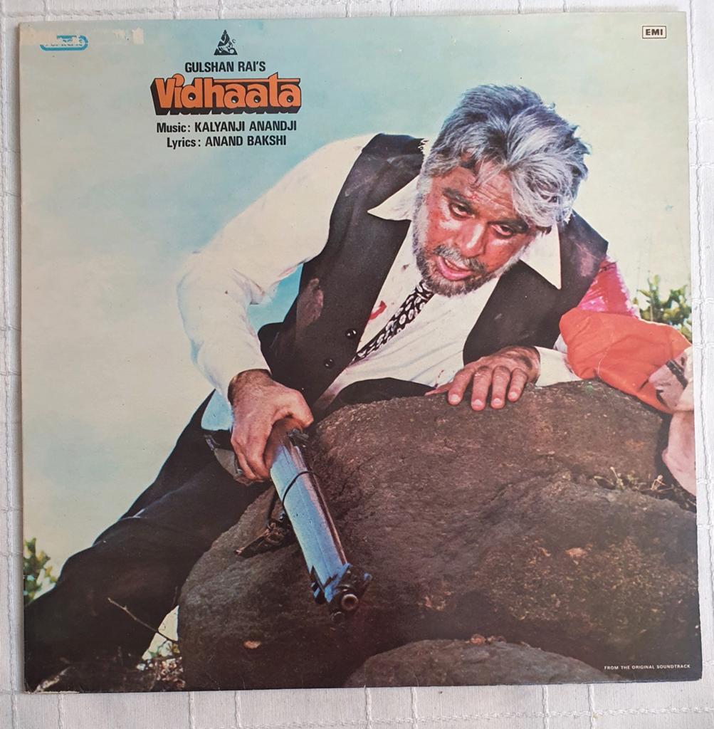 Bollywood LP Kalyanji Anandji, Anand Bakshi - Vidhaaya -1982, Cd's en Dvd's, Vinyl | Filmmuziek en Soundtracks, Verzenden, Gebruikt