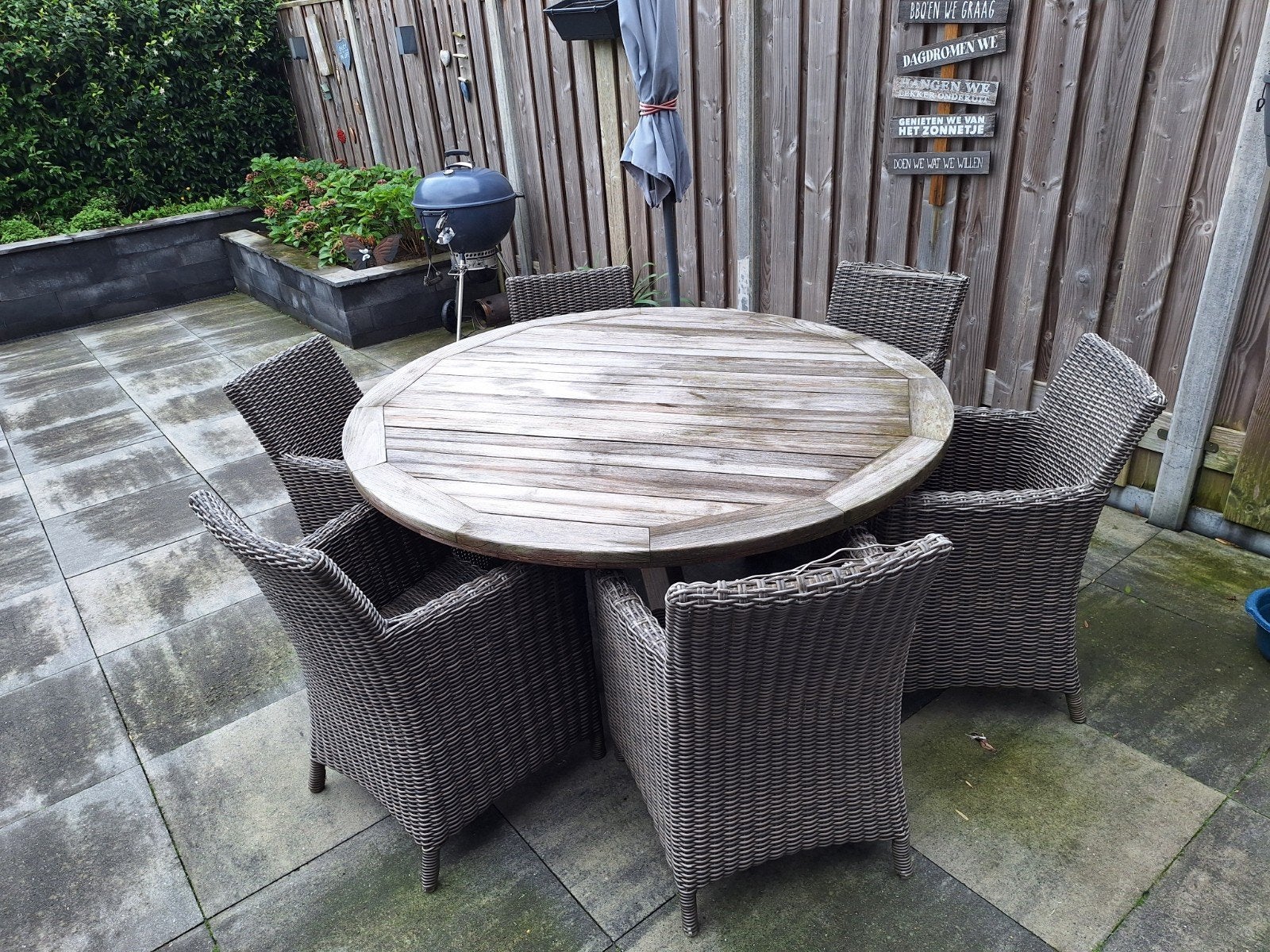 Gratis Tuinset, Tuin en Terras, Ophalen, Gebruikt
