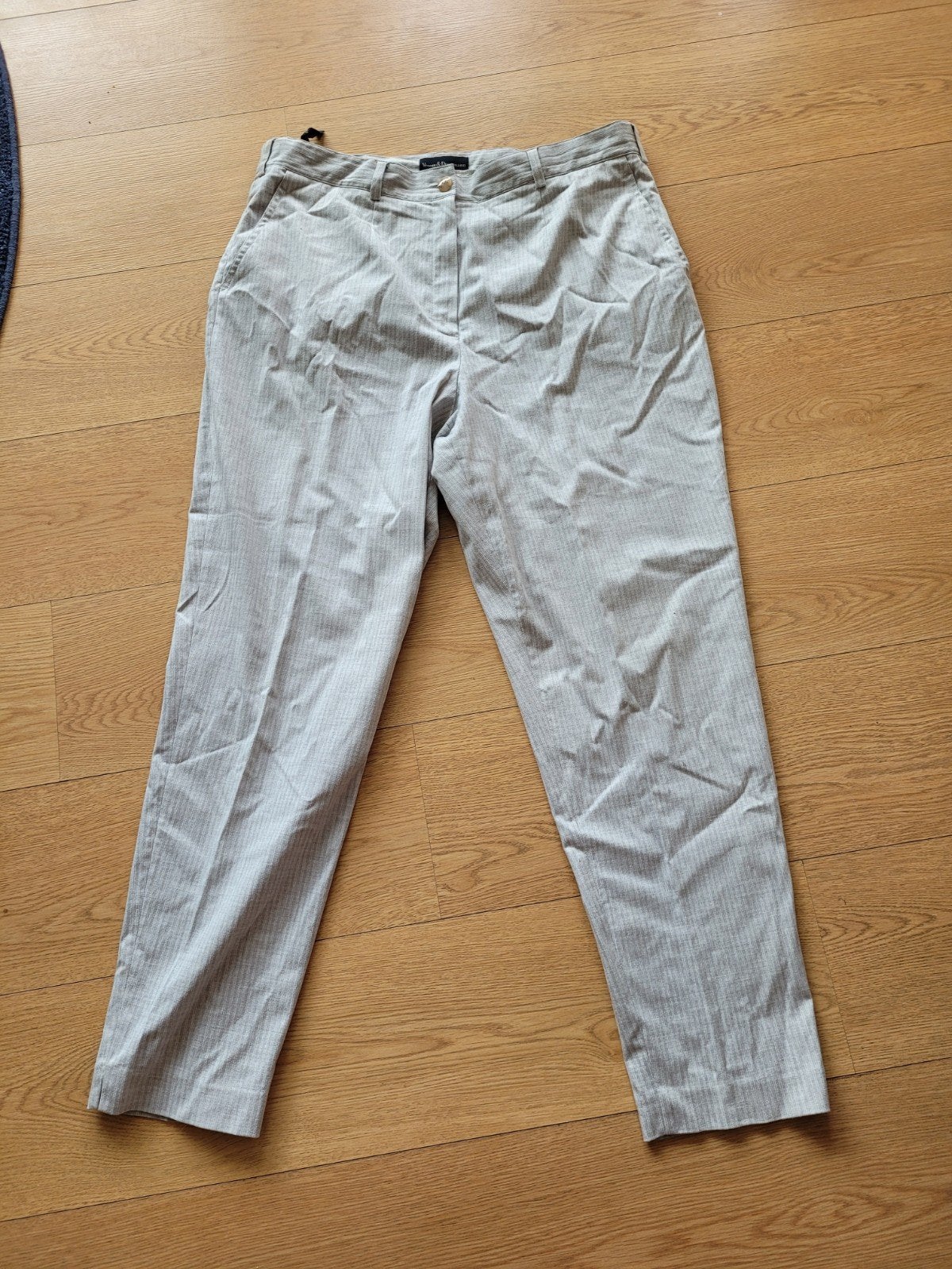 Lichtgrijze broek maat 48, Maat 46/48 (XL) of groter, Ophalen of Verzenden, Vroom en dreesman, Gedragen