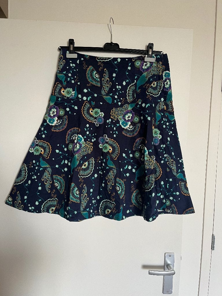 Rok Banned Retro maat 40/L, Maat 38/40 (M), Blauw, Ophalen of Verzenden, Gedragen