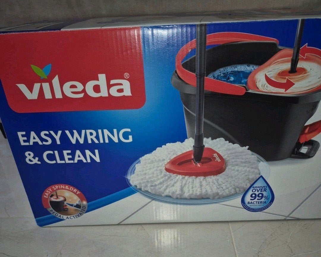 Vileda Easy Wring & Clean Complete Set Dweilsysteem, Huis en Inrichting, Schoonmaakartikelen, Ophalen