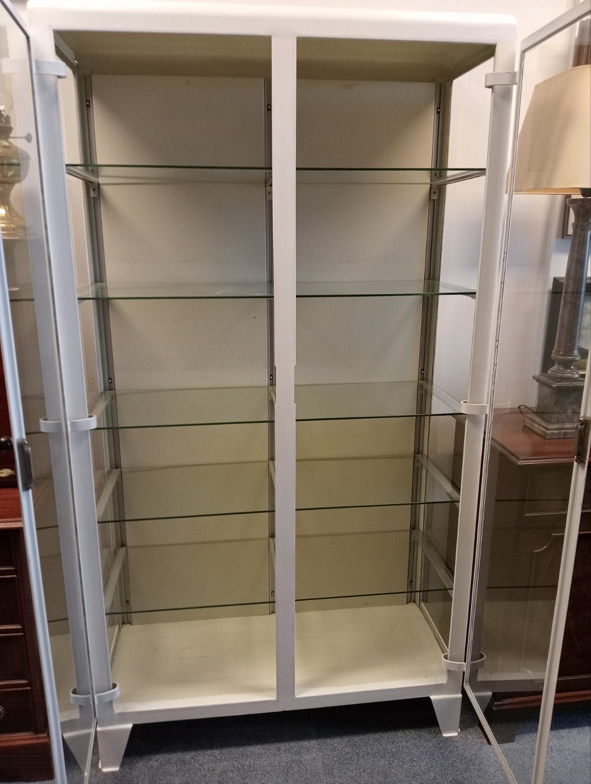 Vintage Apothekers/ Medicijnkast vitrinekast in Nieuwstaat, Ophalen of Verzenden