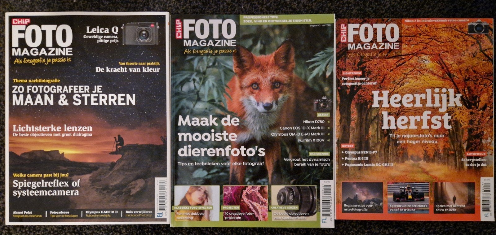 3x Chip Foto Magazine - Nieuwstaat, Ongelezen, Ophalen, Zo goed als nieuw, Overige typen