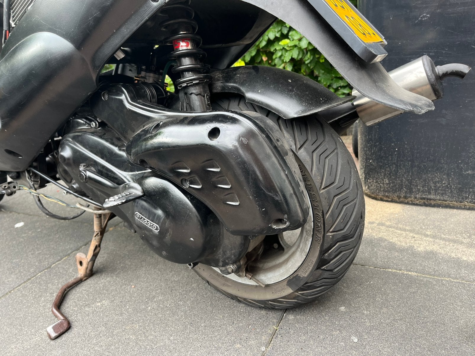 70 cc piaggio blok, Ophalen