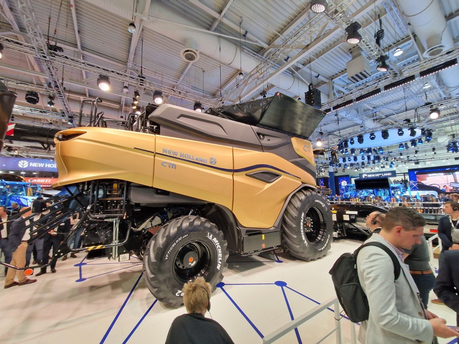 New Holland CR 11 Gold Show Edition Agritechnica 1:32, Hobby en Vrije tijd, Modelauto's | 1:32, Ophalen of Verzenden, Nieuw, Tractor of Landbouw