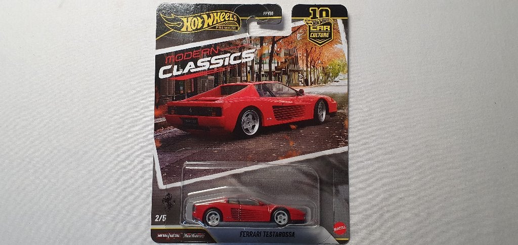 Hot Wheels Premium Ferrari Testarossa, Ophalen of Verzenden, Nieuw, Auto