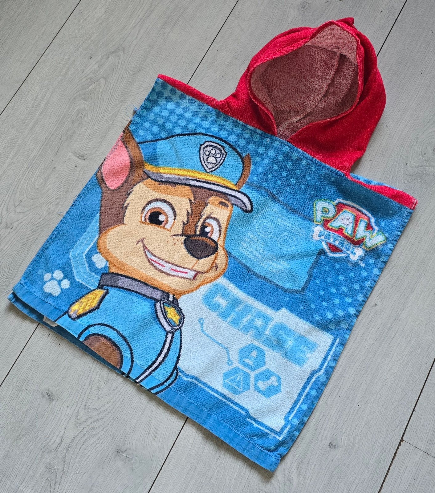 Paw Patrol Chase Poncho Handdoek - one size, Ophalen of Verzenden, Gebruikt