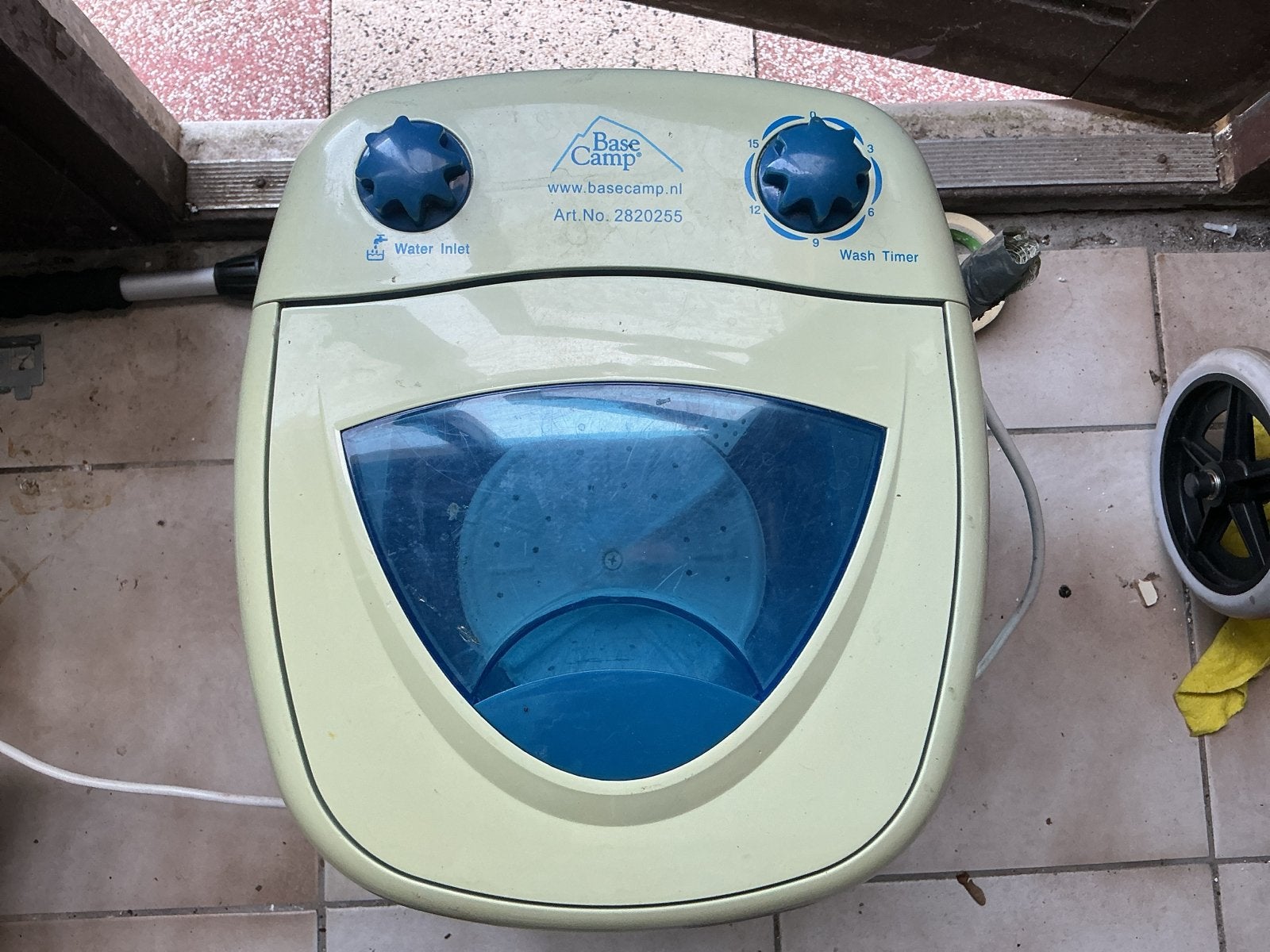Compacte Base Camp Mini Wasmachine - Ideaal voor Camping, Minder dan 85 cm, Minder dan 4 kg, Bovenlader, Ophalen of Verzenden
