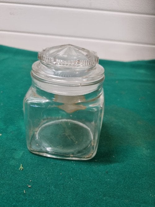potje van glas van gilse witte kandij vintage, Ophalen of Verzenden, 'T Olde Gre-j, Info@toldegrej.nl, Endepoelstraat 20f Didam