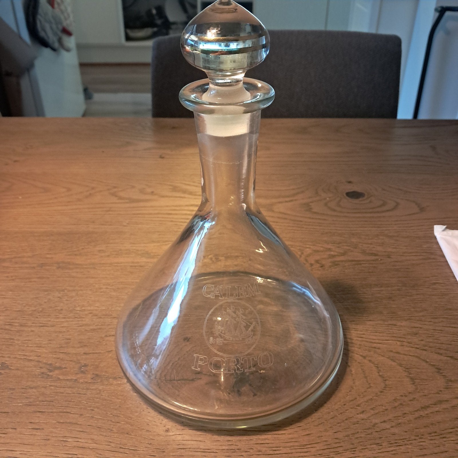 Vintage Calem Porto karaf met stop, Antiek en Kunst, Ophalen of Verzenden
