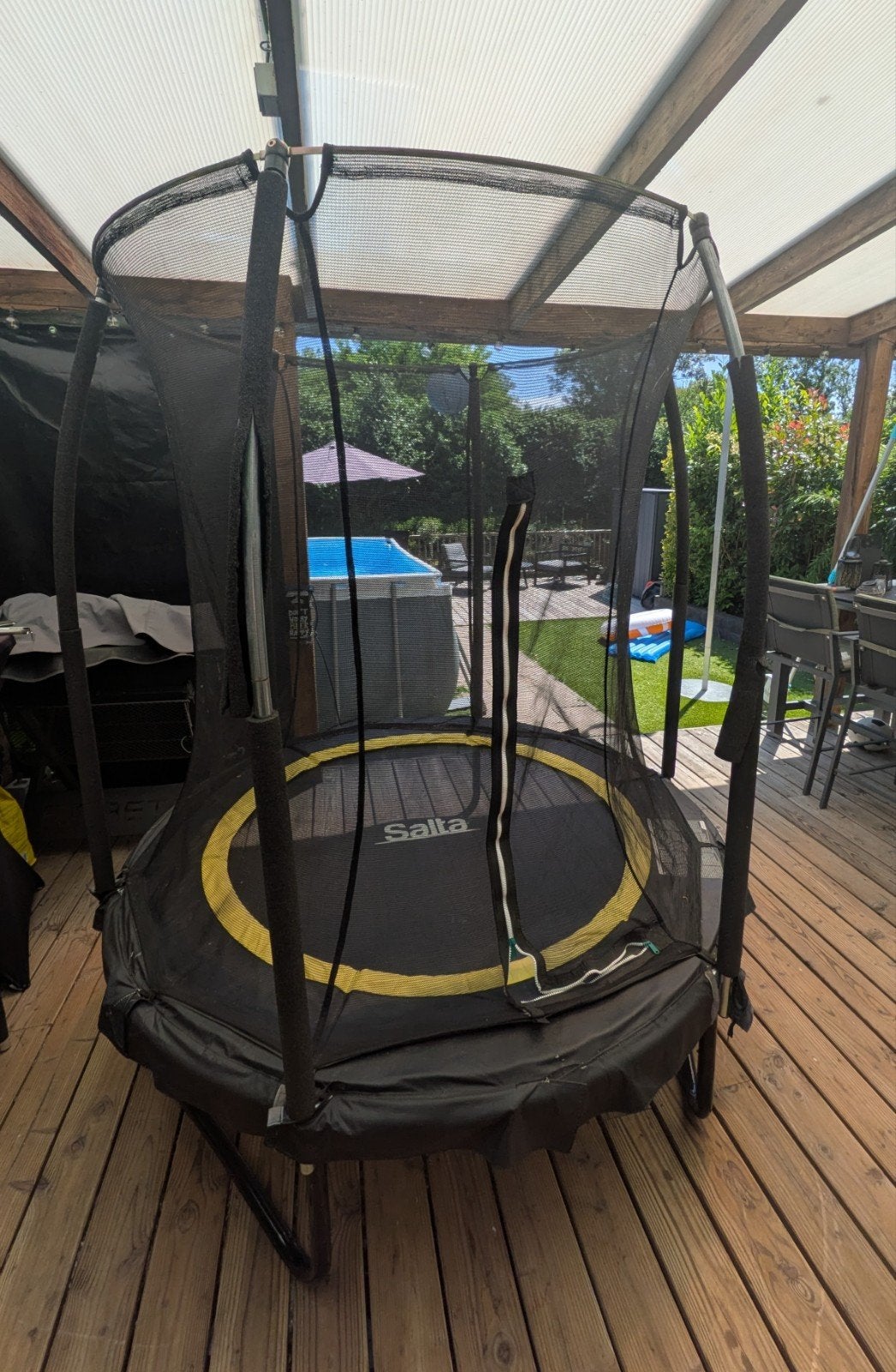 Salta Comfort Edition Trampoline Ø 183cm + Salta afdekhoes, Ophalen, Gebruikt
