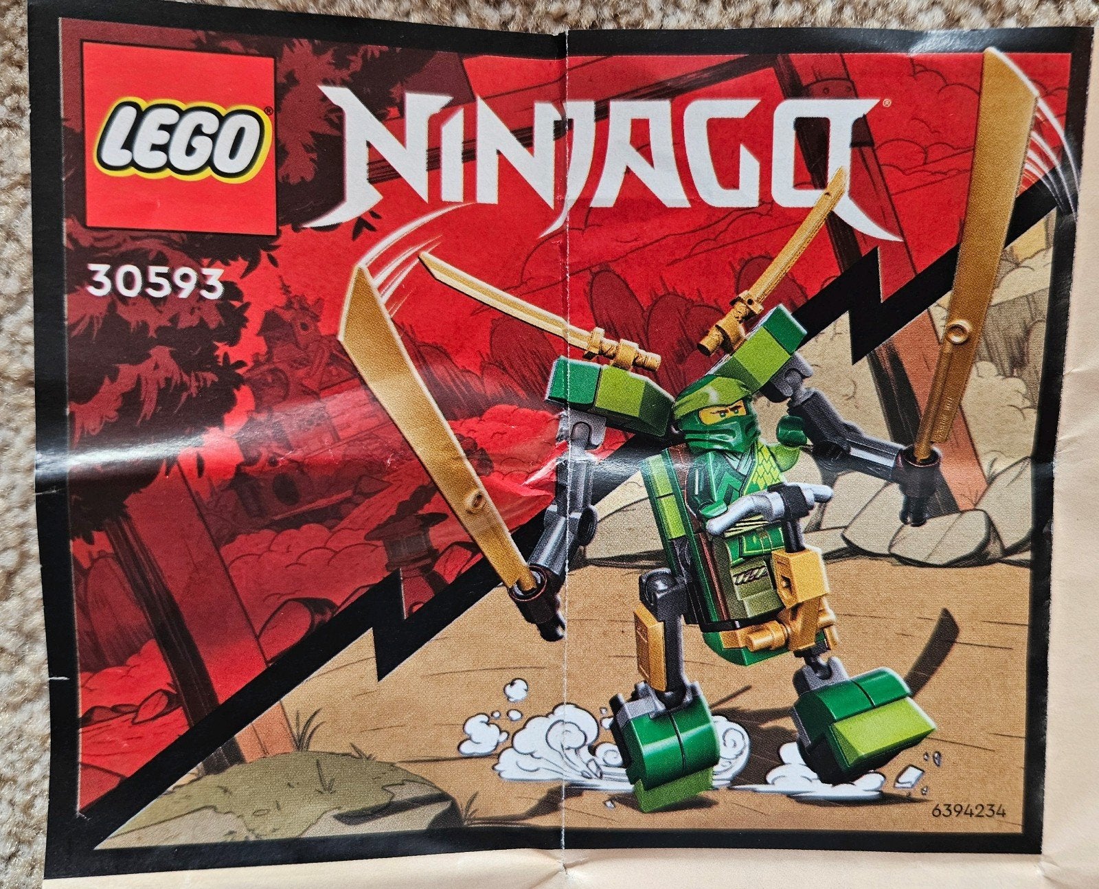 LEGO Ninjago 30593 Lloyd's Mini Mech - Complete set, Compleet, Lego, Ophalen of Verzenden, Zo goed als nieuw