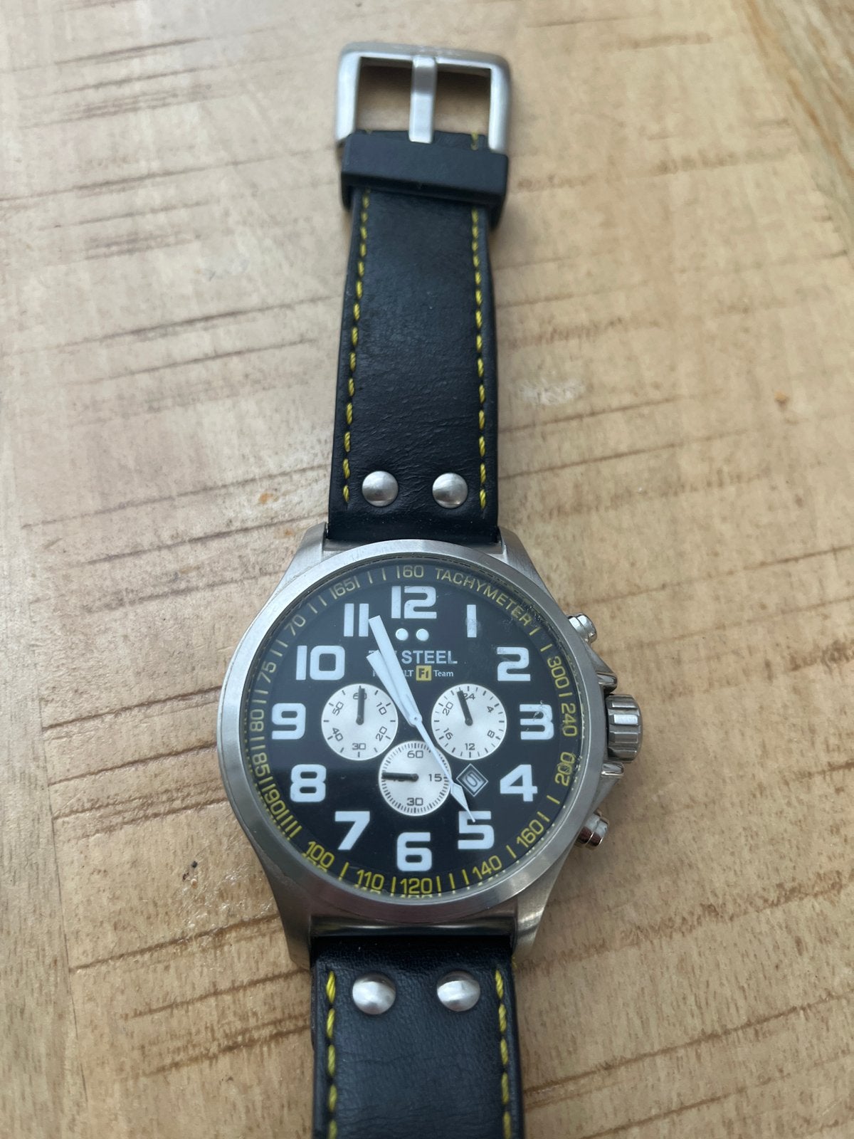 TW Steel Renault F1 Team Chronograaf Polshorloge, Overige merken, Staal, Polshorloge, Ophalen of Verzenden
