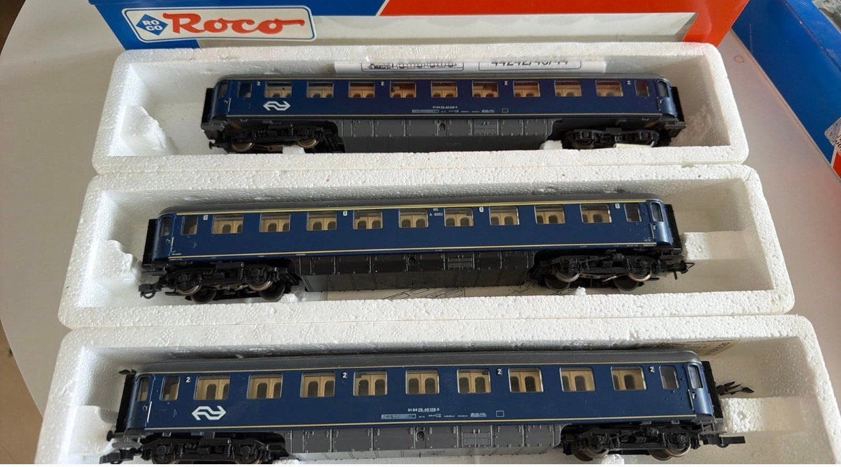 Roco H0 NS Plan D rijtuigen  blauwe kleurstelling NS, Ophalen of Verzenden, Gebruikt, Wagon, Roco