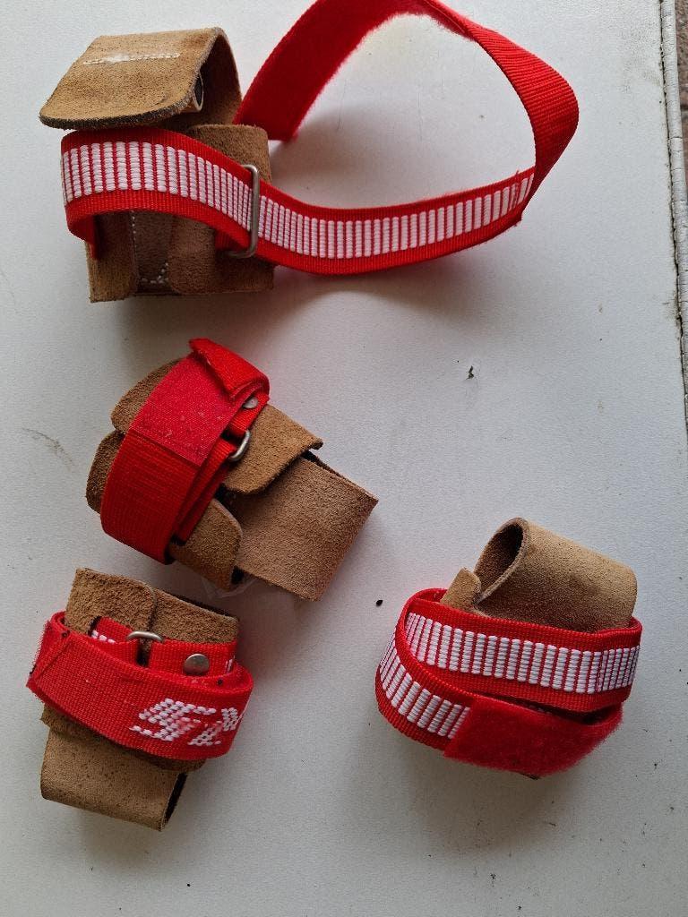 Turn brugleertjes, Gebruikt, Bruin, Ophalen of Verzenden, Turnschoenen