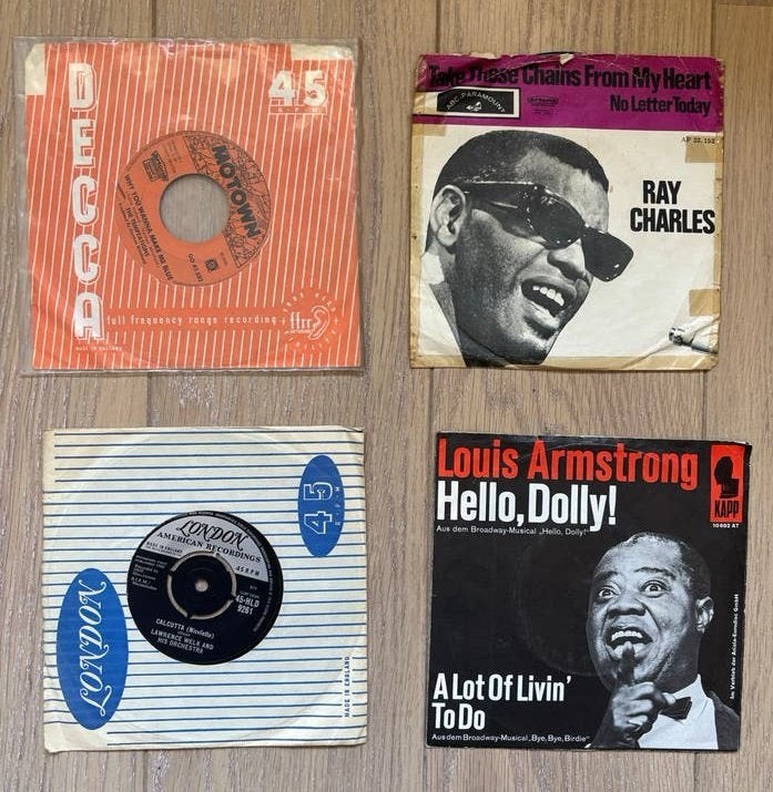 Partij singeltjes (7 inch) waaronder Motown, Pop, Soul, Gebruikt, 7 inch, Ophalen of Verzenden, Pop