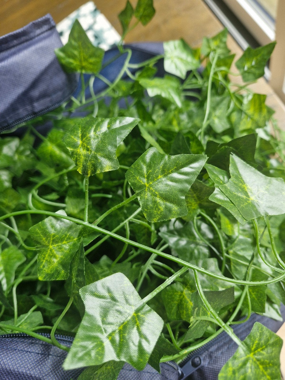 Kunstslinger Klimop Hedera - Realistische Kunstplant, Ophalen, Groen, Kunstplant, Onderhoudsvrij