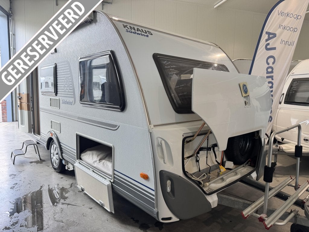 Knaus Sudwind 500 EU / aparte bedden / voortent / mover, Caravans en Kamperen, Caravans, Rondzit, Bedrijf, 5 tot 6 meter, Knaus