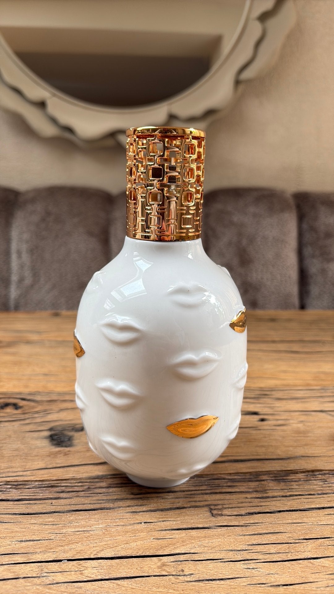 Lampe Berger Geurbrander Jonathan Adler - Muse, Huis en Inrichting, Ophalen of Verzenden, Zo goed als nieuw, Overige kleuren, Glas