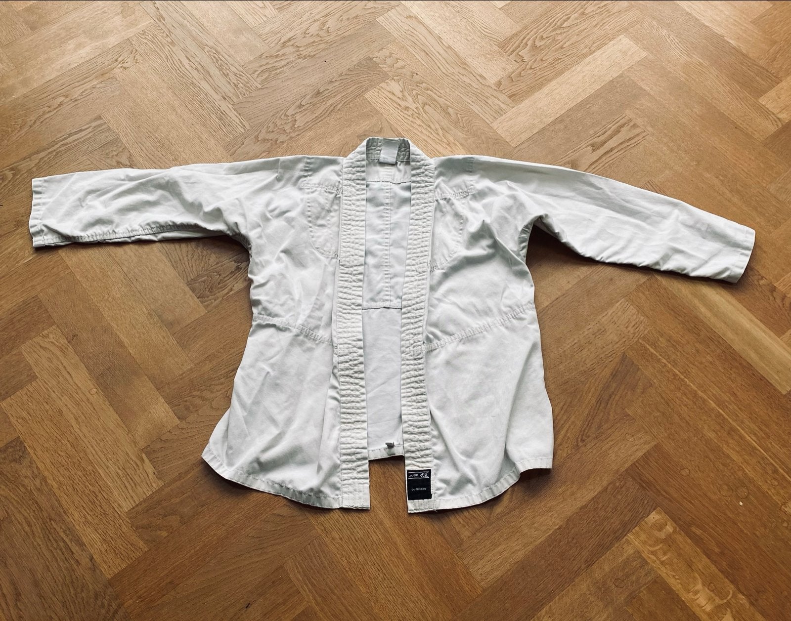 Judopak (150 cm) - Zo goed als nieuw, Sport en Fitness, Vechtsporten en Zelfverdediging, Ophalen, Judo, Vechtsportpak, Zo goed als nieuw