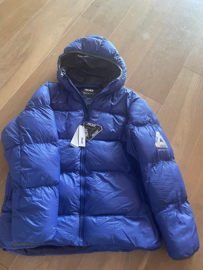 Palace Pertex Quantum DONS Down Jacket Blauw Maat L, Ophalen of Verzenden, Nieuw, Maat 52/54 (L), Blauw