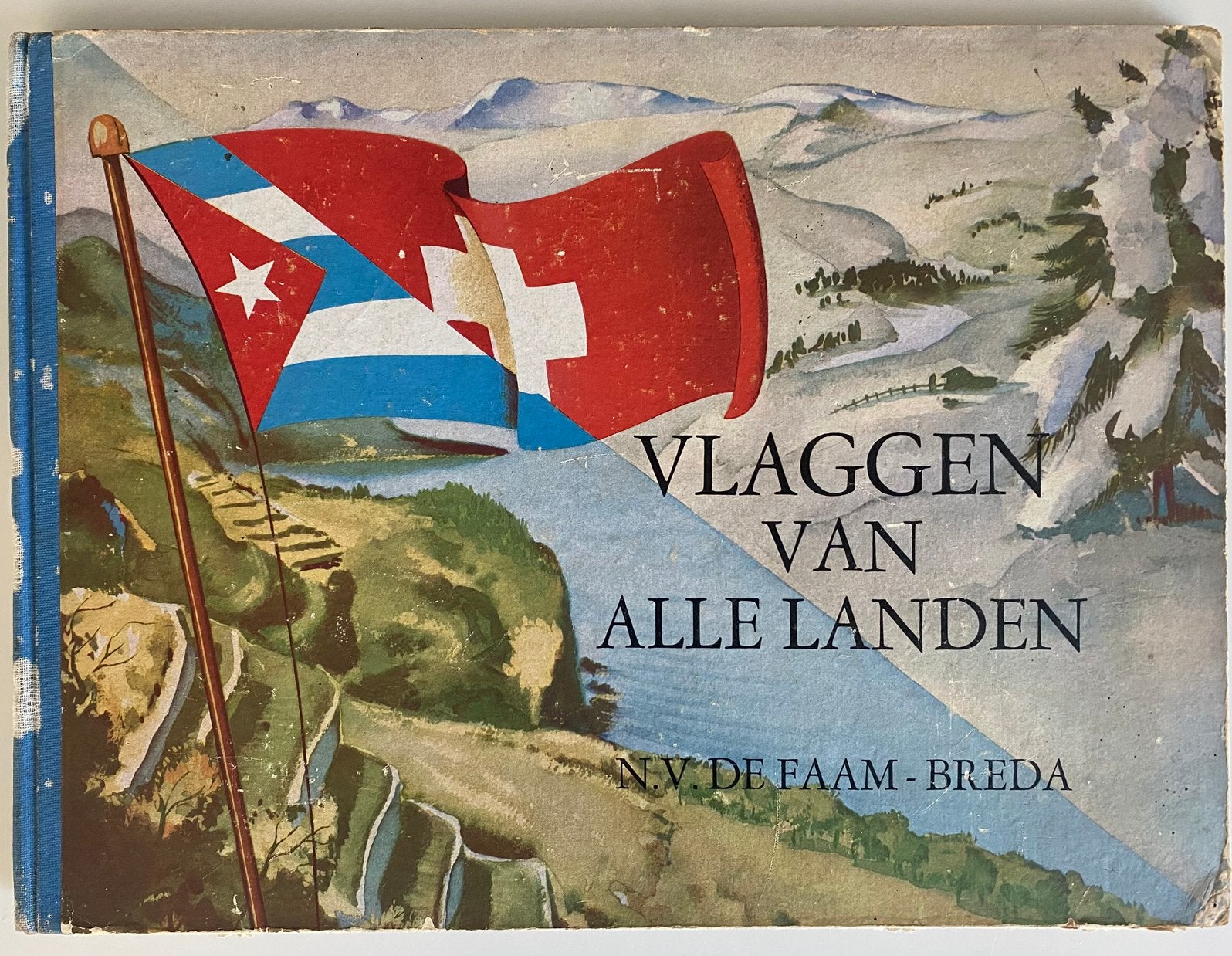 Vintage “Vlaggen van alle Landen” De Faam, Ophalen of Verzenden, Gebruikt