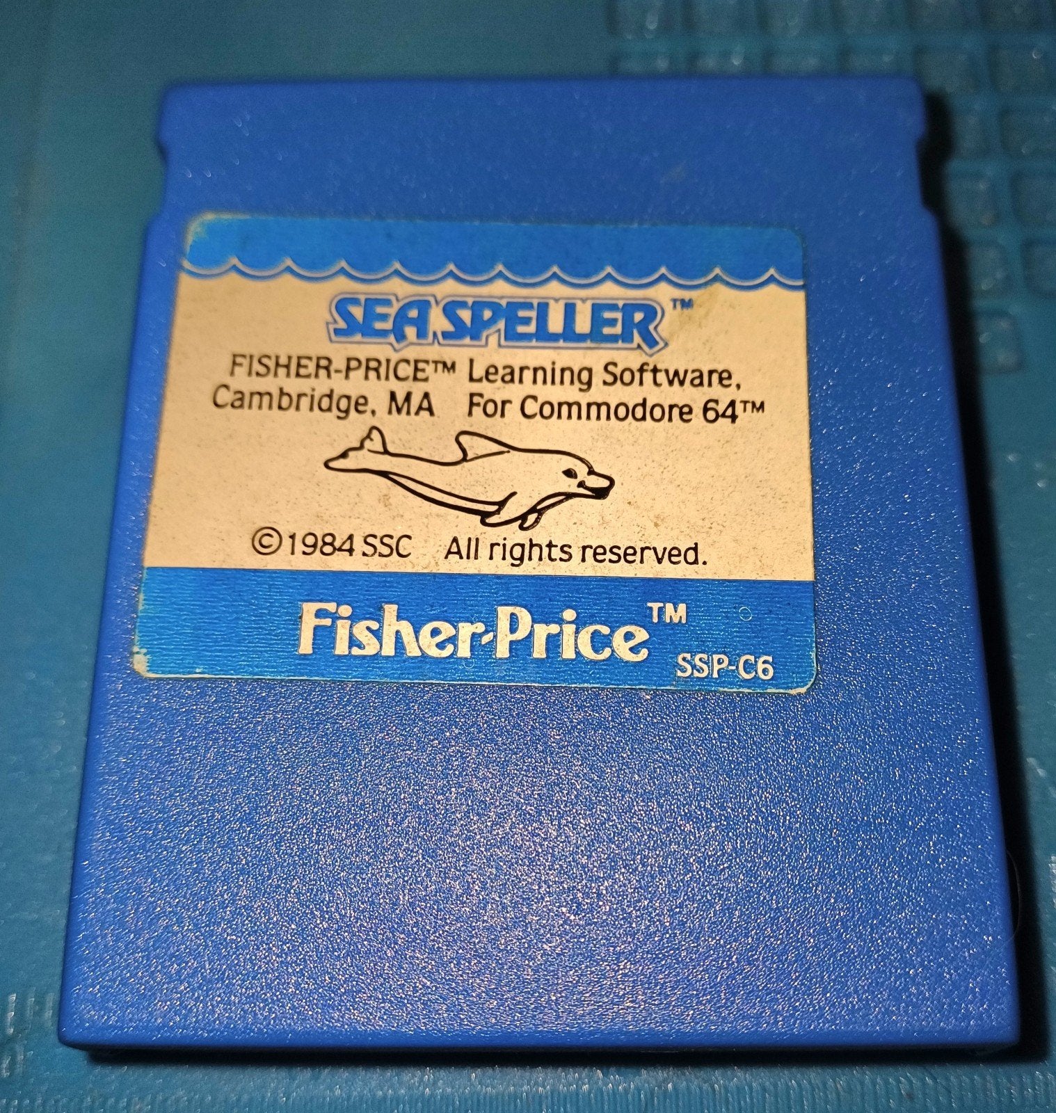 Commodore 64 cartridge: Sea Speller (Fisher-Price), Computers en Software, Vintage Computers, Ophalen of Verzenden, Commodore 64