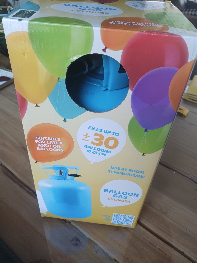 Heliumtank nieuw, Ophalen of Verzenden, Nieuw, Versiering, Overige