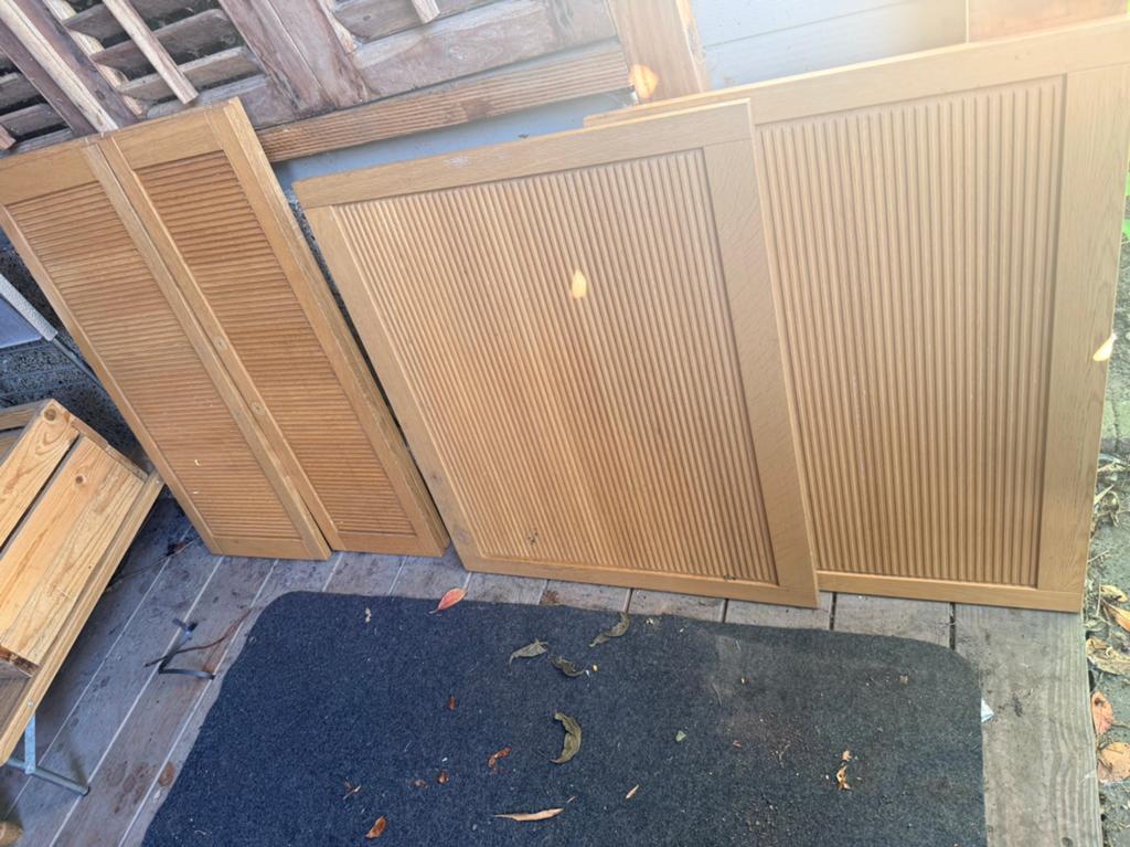 Houten keukenkast deurtjes diverse maten Ulriksdal, Gebruikt, Overige kleuren, Minder dan 100 cm, 25 tot 50 cm